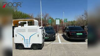 ドアモバイル充電ロボットが吉林省の高速道路のサービスエリアに正式に入った。